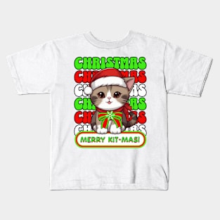 Merry Kit-mas 2 Kids T-Shirt